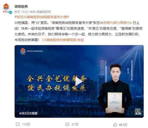 纳税明星网红,引领税务新风尚的榜样力量